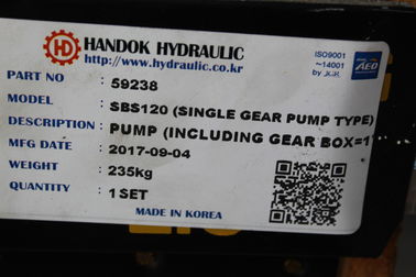 Materiale d'acciaio della pompa idraulica dell'escavatore di marca SBS120 di Handok per E323C E323D