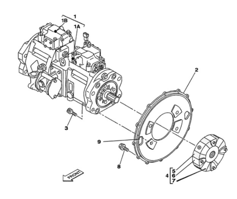 Pompa idraulica KBJ2789 di Main Pump Cx 240 dell'escavatore di Belparts