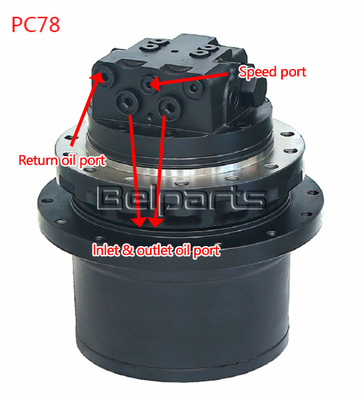 Belparts Travel Motor Assy TM09 GM09 Escavatore Final Drive PC78US-6 PC78 21W-60-2213